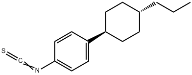 反-1-异氰硫基-4-(4-丙基环己基)苯,92412-67-4,结构式
