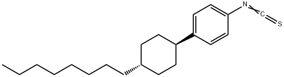 1-异硫氰基-4-(反-4-辛基环己基)苯,92412-69-6,结构式