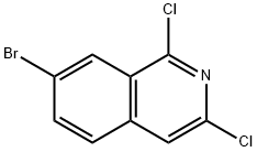 7-溴-1,3-二氯异喹啉,924271-40-9,结构式