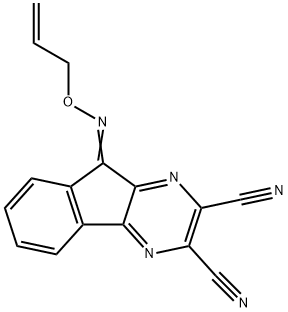 9-[(2-丙烯-1-氧基)亚氨基]-9H-茚并[1,2-B]吡嗪-2,3-二甲腈,924296-17-3,结构式