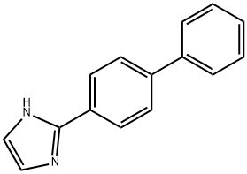 2-BIPHENYL-4-YL-1H-IMIDAZOLE, 92437-07-5, 结构式