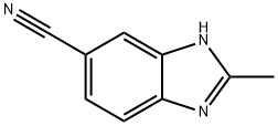2-METHYLBENZIMIDAZOLE-5-CARBONITRILE Structure