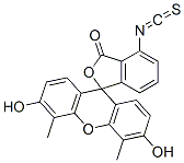 4',5'-dimethylfluorescein isothiocyanate Structure