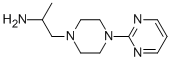 1-[4-(pyrimidin-2-yl)piperazin-1-yl]propan-2-amine 化学構造式
