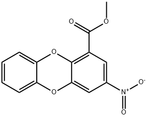 methyl 3-nitrooxanthrene-1-carboxylate Struktur
