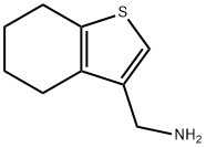 4,5,6,7-四氢苯并噻吩-3-基甲胺盐酸盐 结构式