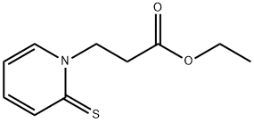 1(2H)-Pyridinepropanoic  acid,  2-thioxo-,  ethyl  ester Struktur