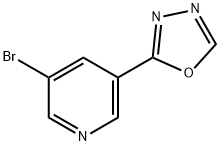 2-(5-BroMopyridin-3-yl)-1,3,4-oxadiazole