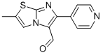 2-METHYL-6-(4-PYRIDINYL)IMIDAZO[2,1-B]THIAZOLE-5-CARBOXALDEHYDE,924883-98-7,结构式