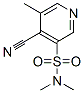 3-Pyridinesulfonamide,  4-cyano-N,N,5-trimethyl- 化学構造式