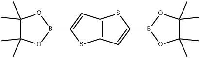 2,5-bis(4,4,5,5-tetraMethyl-1,3,2-dioxaborolan-2-yl)thieno[3,2-b]thiophene Struktur