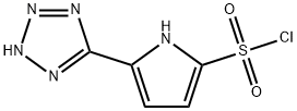 5-(1H-TETRAZOL-5-YL)PYRROL-2-SULFONYL CHLORIDE Structure