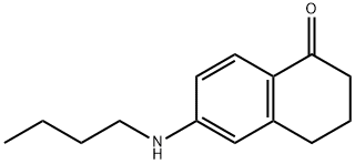 6-(butylaMino)-3,4-dihydronaphthalen-1(2H)-one Structure