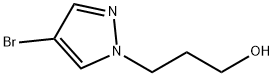 4-BROMO-1-(3-HYDROXYPROPYL)-1H-PYRAZOLE, 925180-06-9, 结构式