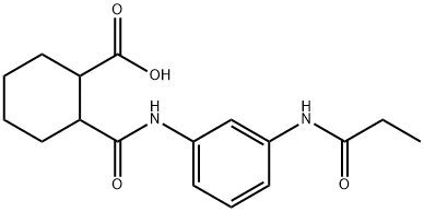 2-{[3-(PROPIONYLAMINO)ANILINO]-CARBONYL}시클로헥산카르복실산