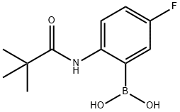 (2-[(TERT-BUTOXYCARBONYL)AMINO]-5-FLUOROPHENYL)BORONIC ACID Structure