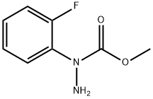 HYDRAZINECARBOXYLIC ACID, 1-(2-FLUOROPHENYL)-, METHYL ESTER,925211-53-6,结构式