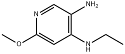 N4-ETHYL-6-METHOXY-PYRIDINE-3,4-DIAMINE 化学構造式