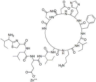 杆菌肽锌,92528-87-5,结构式