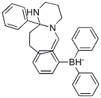 1,8-DIAZABICYCLO(5,4,0)UNDECENE-7-TETRAPHENYLBORATE Struktur