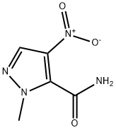 1-METHYL-4-NITRO-1H-PYRAZOLE-5-CARBOXAMIDE Structure