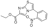 3-(2-NITROPHENYL)IMIDAZO[2,1-B]THIAZOLE-6-CARBOXYLIC ACID ETHYL ESTER,925437-95-2,结构式