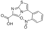 3-(2-NITROPHENYL)IMIDAZO[2,1-B]THIAZOLE-6-CARBOXYLIC ACID 化学構造式