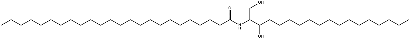 TetracosanaMide, N-[2-hydroxy-1-(hydroxyMethyl)heptadecyl]- Struktur