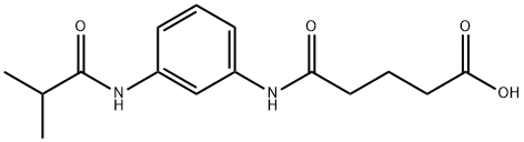 5-[3-(ISOBUTYRYLAMINO)ANILINO]-5-OXOPENTANOIC ACID,925610-44-2,结构式