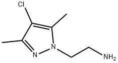 2-(4-chloro-3,5-dimethyl-1H-pyrazol-1-yl)ethanamine(SALTDATA: FREE) Structure