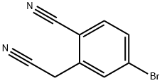 5-BROMO-2-CYANOBENZENEACETONITRILE Structure