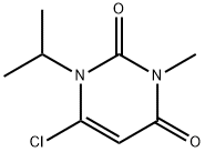 6-CHLORO-1-ISOPROPYL-3-METHYLPYRIMIDINE-2,4(1H,3H)-DIONE Struktur