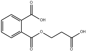 Mono(2-carboxyethyl) Phthalate Structure