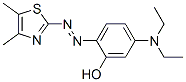 2-(4,5-dimethyl-2-thiazolylazo)-5-diethylaminophenol Structure