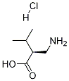 (S)-2-(氨基甲基)-3-甲基丁酸,925704-47-8,结构式