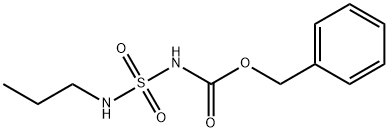 CarbaMic acid, N-[(propylaMino)sulfonyl]-, phenylMethyl ester Struktur