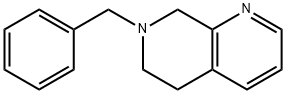 5,6,7,8-TETRAHYDRO-7-(PHENYLMETHYL)-1,7-NAPHTHYRIDINE Struktur