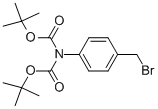 DI-TERT-BUTYL (4-(BROMOMETHYL)PHENYL)IMIDODICARBONATE 结构式