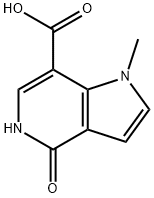 1H-Pyrrolo[3,2-c]pyridine-7-carboxylic acid, 4,5-dihydro-1-Methyl-4-oxo- Structure