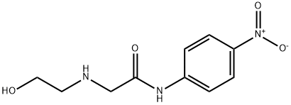 2-(2-HydroxyethylaMino)-4'-nitroacetanilide Structure