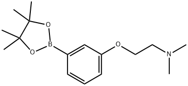 DIMETHYL-(2-[3-(4,4,5,5-TETRAMETHYL-[1,3,2]DIOXABOROLAN-2-YL)-PHENOXY]-ETHYL)-AMINE|二甲基-(2-[3-(4,4,5,5-四甲基-[1,3,2]二氧杂硼杂环戊烷-2-基)苯氧基]-乙基)胺