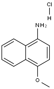 4-甲氧基萘-1-胺盐酸盐,92599-05-8,结构式