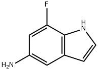 1H-Indol-5-amine, 7-fluoro- Struktur