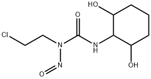 2-[[[(2-Chloroethyl)nitrosoamino]carbonyl]amino]-1,3-cyclohexanediol Structure