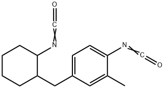 1-イソシアナト-4-[(2-イソシアナトシクロヘキシル)メチル]2-メチルベンゼン 化学構造式