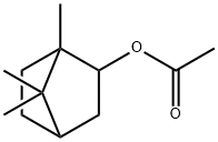 1,7,7-三甲基双环[2.2.1]庚烷-2-基 乙酸酯, 92618-89-8, 结构式