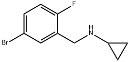 5-溴-N-环丙基-2-氟苯甲胺,926201-08-3,结构式