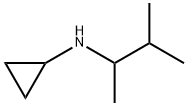 N-(3-Methylbutan-2-yl)cyclopropanaMine Structure