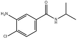 3-氨基-4-氯-N-异丙基苯甲酰胺 结构式