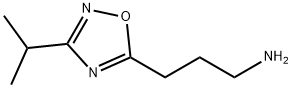 3-[3-(Propan-2-yl)-1,2,4-oxadiazol-5-yl]propan-1-amine Structure
